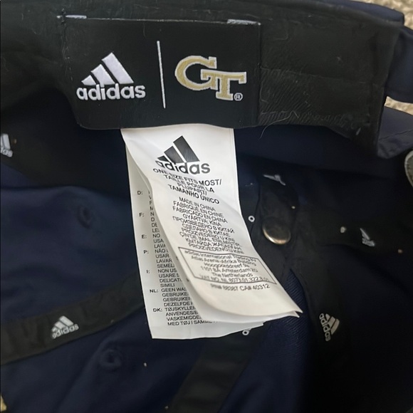 Adidas Georgia Tech Climacool Golf Navy and Gold Tech Cap - Picture 2 of 8